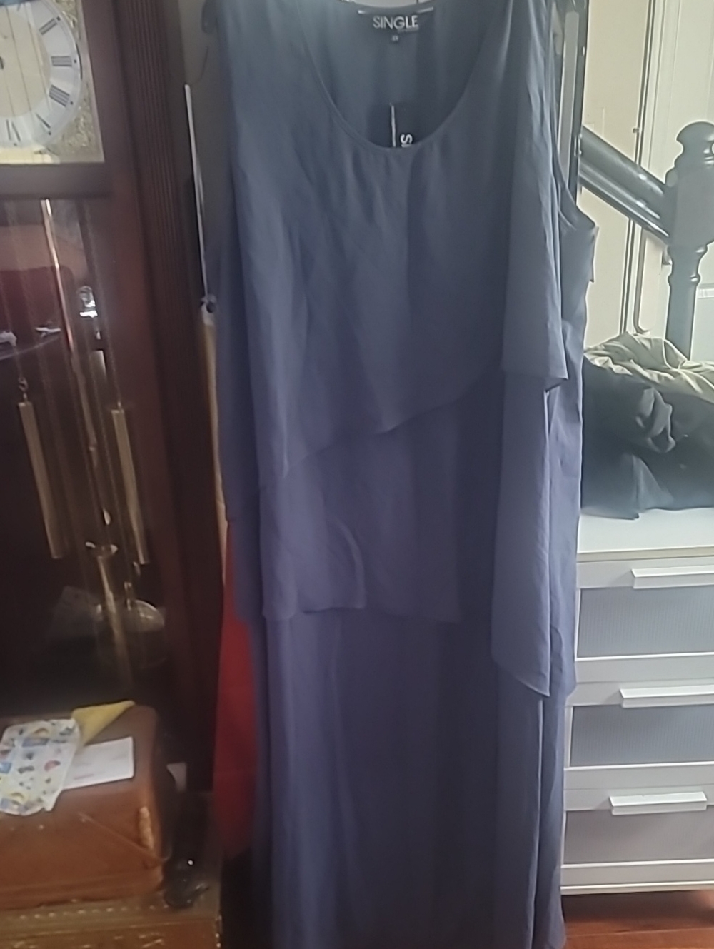 Layered Sleeveless Maxi Dress